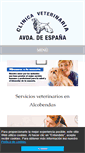 Mobile Screenshot of clinicaveterinariaavenidadeespana.com